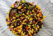 Corn and black bean salad